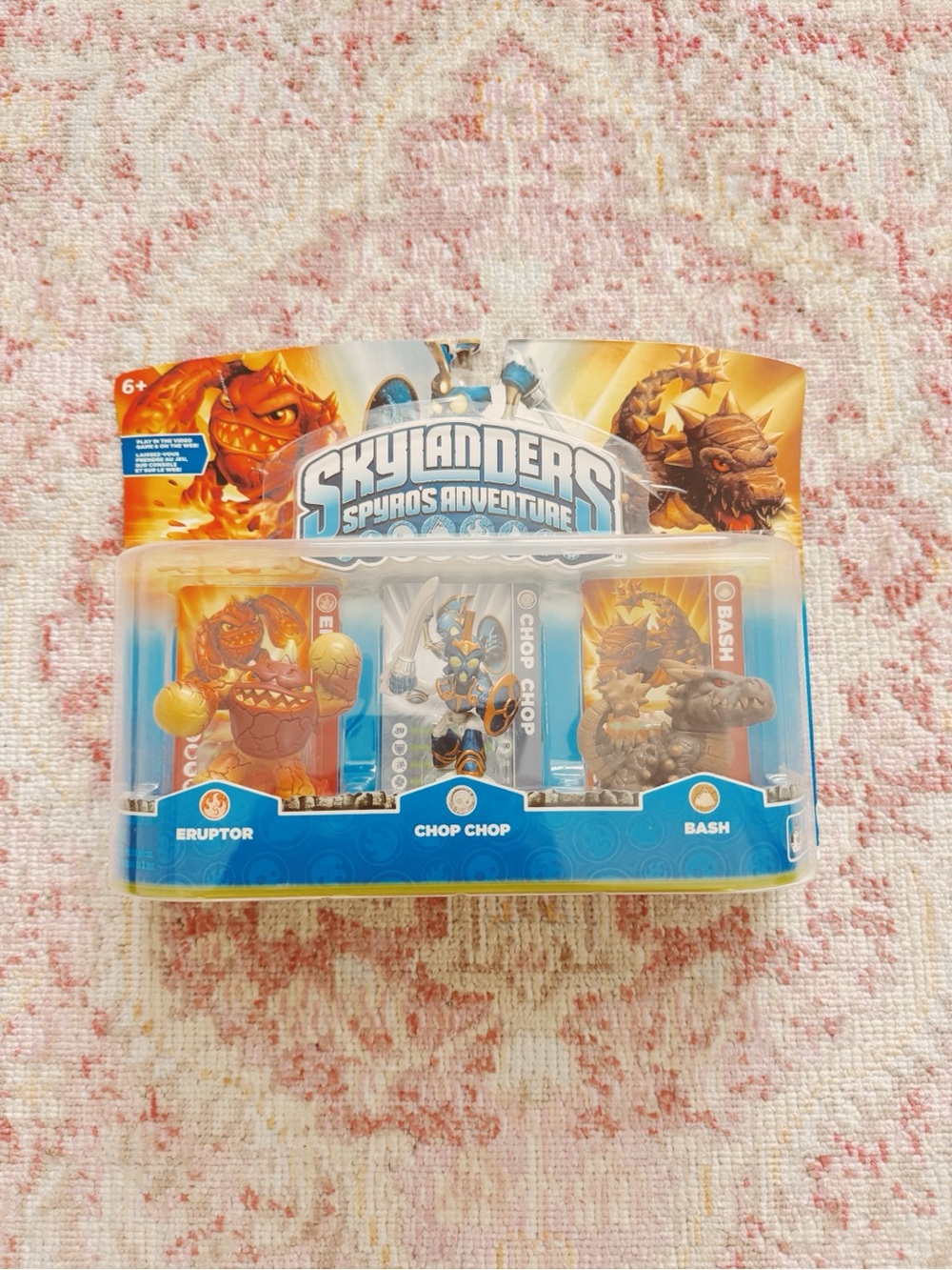 Skylanders 3-pack Eruptor Chop Chop Bash Figures Spyros Adventure